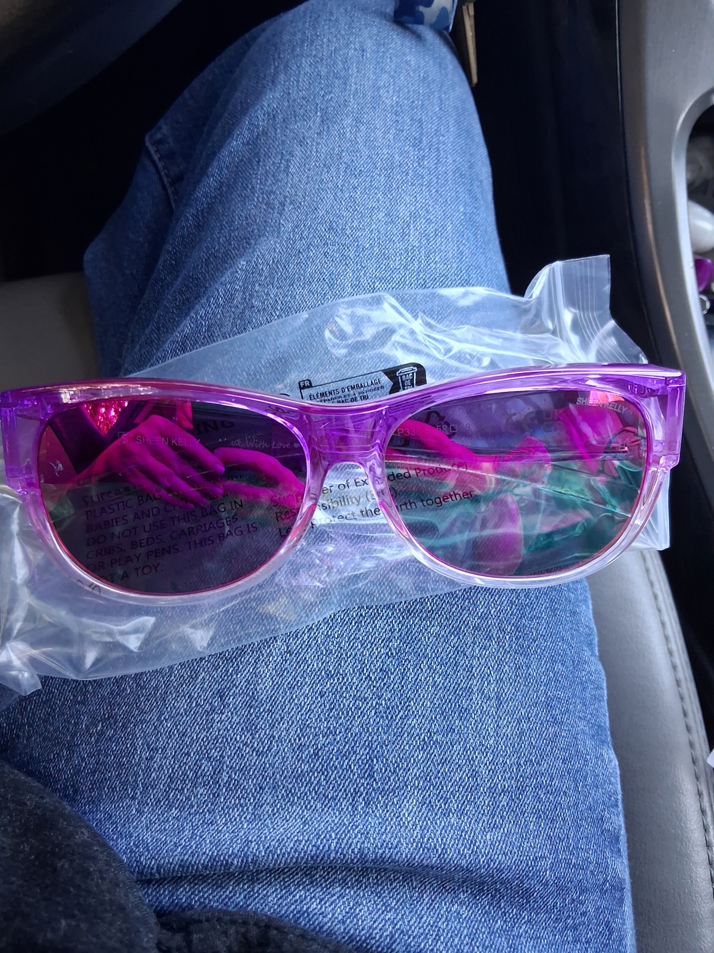 Sheen Kelly Women’s Transparent  Sunglasses
